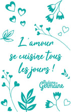 Charger l'image dans la galerie, Linge à vaisselle "L'amour se cuisine tous les jours!" Nouveau