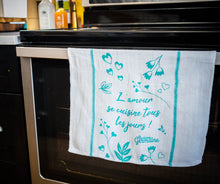 Charger l'image dans la galerie, Linge à vaisselle "L'amour se cuisine tous les jours!" Nouveau