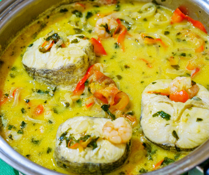 Muqueca baiana, poisson au coco du Brésil