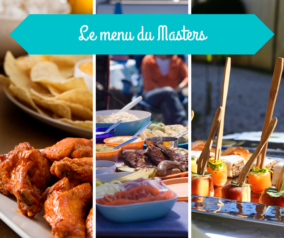 Le menu du Masters (22 octobre)