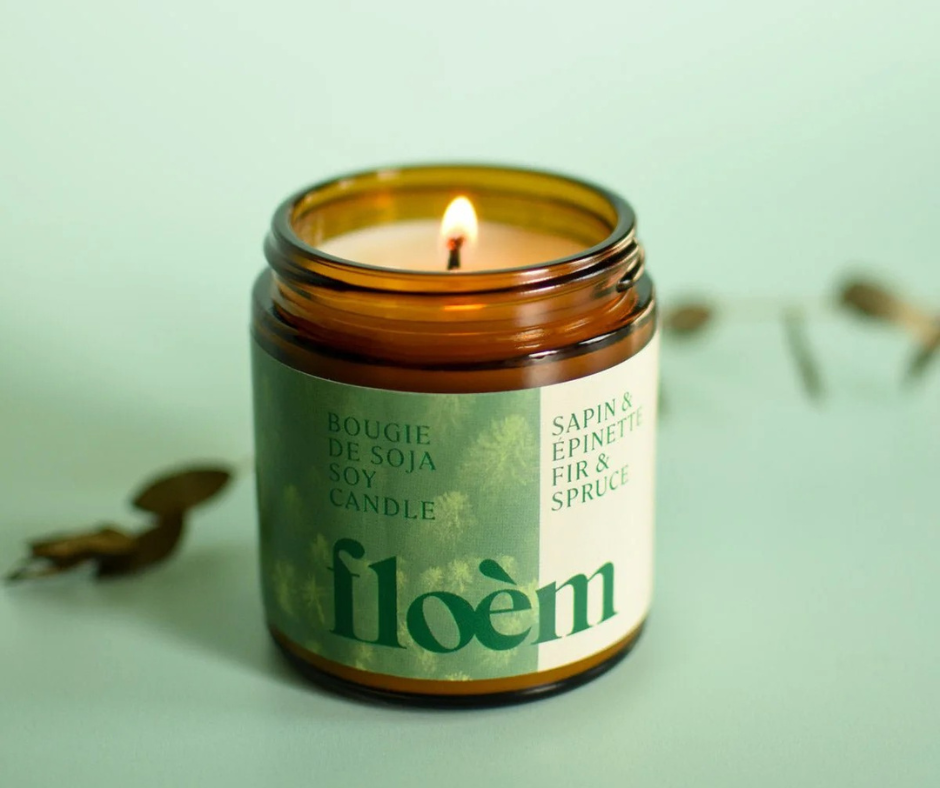 Bougie de soja Sapin et Épinette (chandelle)