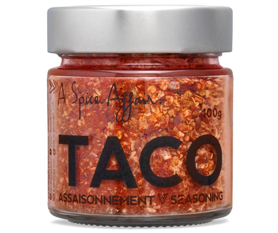 A Spice Affair Taco seasoning 100 g jar