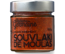 Load image into Gallery viewer, Madame Germaine Moulas’ Souvlaki seasoning. 100 g jar
